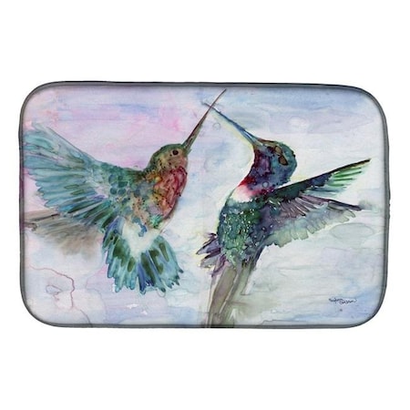 Carolines Treasures Carolines Treasures 8968DDM Hummingbird Combat Dish Drying Mat 8968DDM